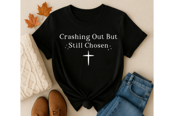 Crashing Out But Still Chosen SVG: A Trendy T-Shirt Design