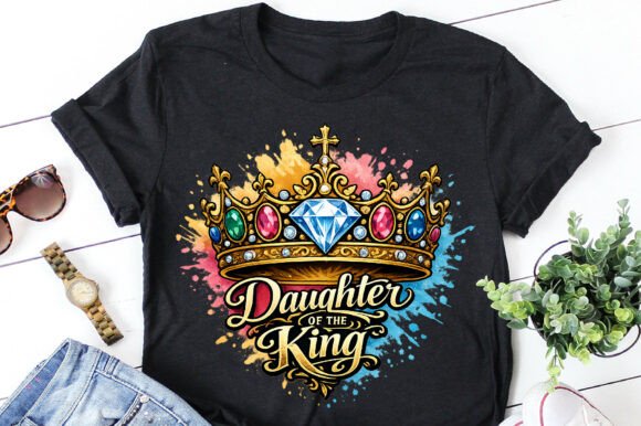 Daughter of the King Png T-Shirt Design: A Versatile Graphic for Content Creators