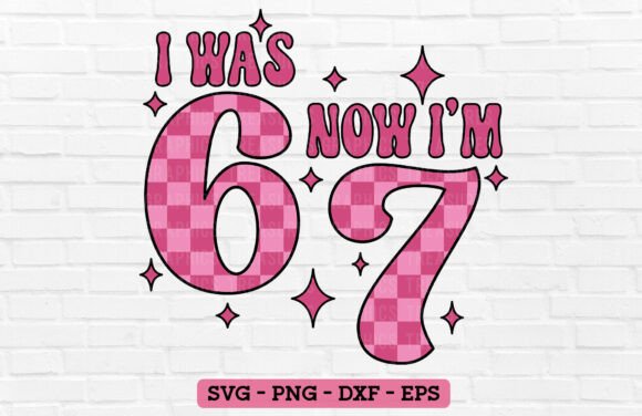 Funny 7th Birthday SVG PNG for T-Shirt Designs and Graphics