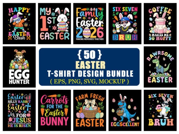 Funny Easter T-Shirt Designs for Embroidery