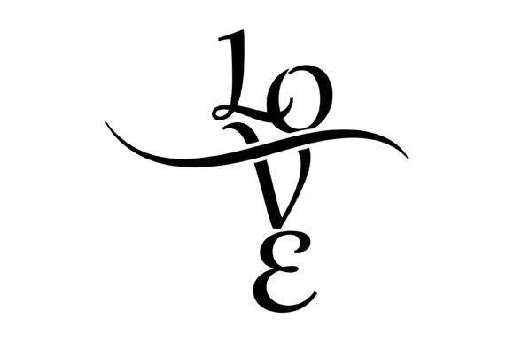 Love Cross Typography: A Minimal Design for Graphics and T-Shirts