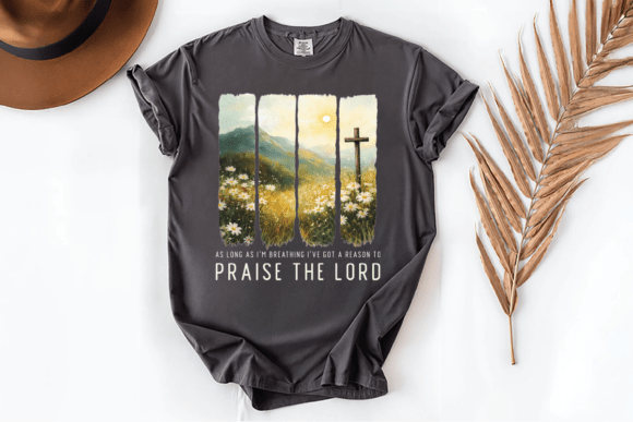 Praise the Lord Camo Cross PNG: A Faithful Design
