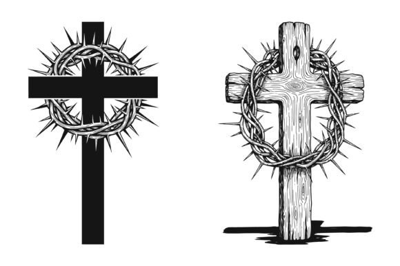 Review: Cross Crown of Thorns SVG Bundle for Graphics & T-Shirt Designs