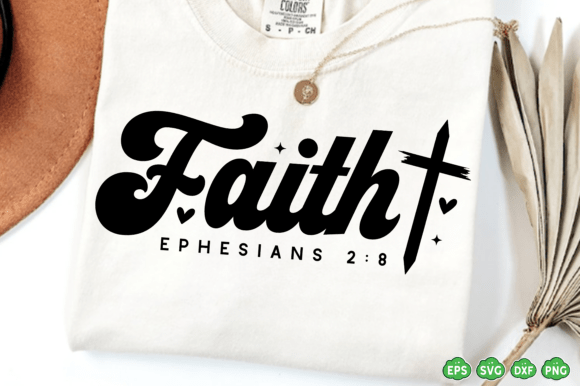 Reviewing Faith Svg Png, Bible Verse Svg for T-Shirt Designs