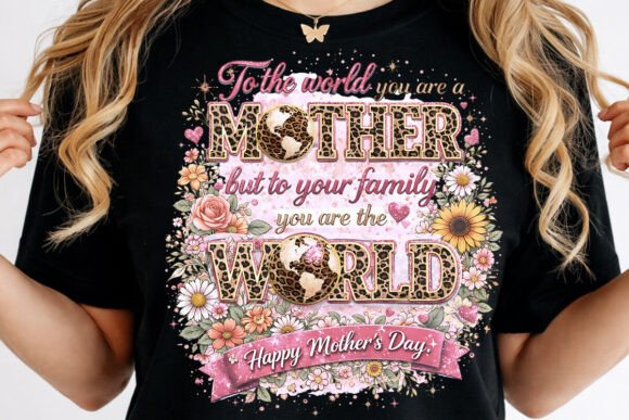 To the World You Are a Mother but to You T-Shirt Designs Graphics